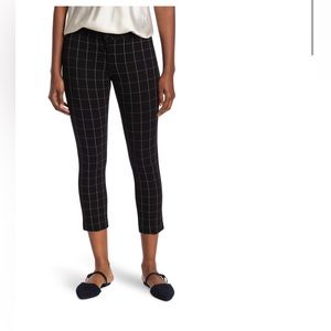 NWOT Amanda & Chelsea Alex Thin Windowpane Print Work Pants